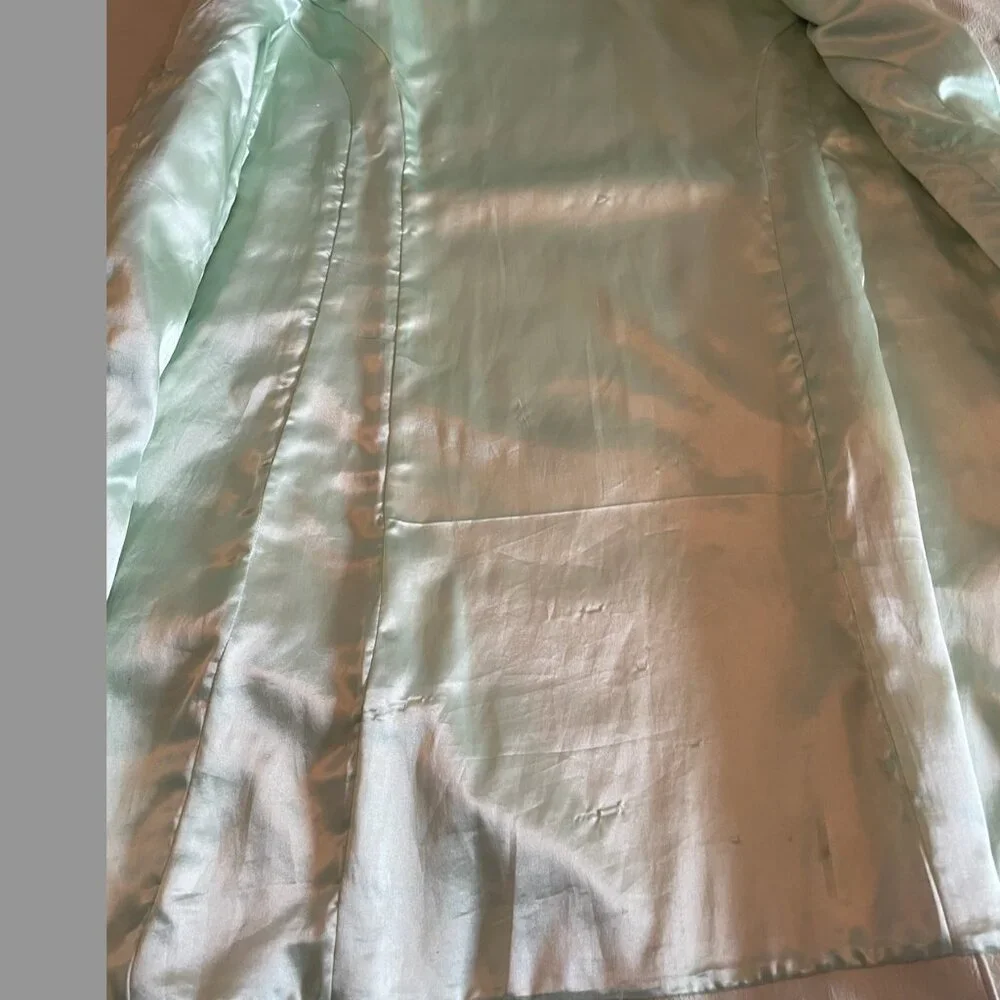 House of Sunny "Penny" mint green statement coat - Picture 9 of 10